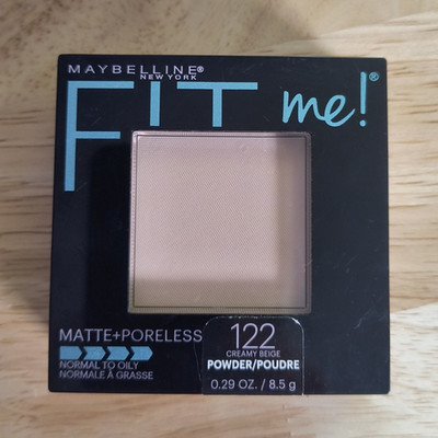 Maybelline New York Fit Me Matte + Poreless Pressed Powder Creamy Beige 122