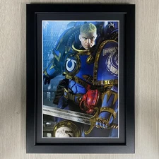 ULTRAMARINES FRAMED ART AEONID THIEL SPACE MARINES WARHAMMER 40K 40,000