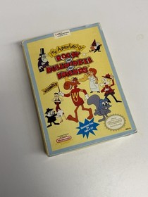 The Adventures of Rocky Bullwinkle and Friends Nintendo NES Complete CIB
