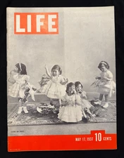 Life Magazine Dionne Quints "Going on Three" May 17, 1937 NO label