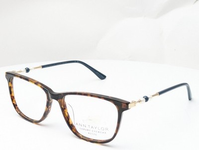 Ann Taylor ATP024 C02 Tortoise Blue Gold Women Eyeglasses Frames 49-14-132