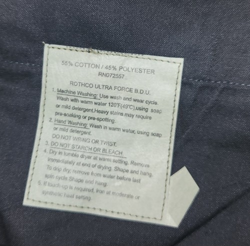 NWT Vintage Rothco Ultra Force BDU Cargo Shorts - Black - Men's Medium/ 31"-35" - Photo 3/5