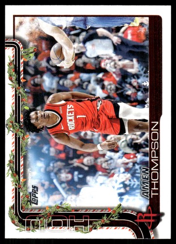 Amen Thompson 2025-26 Topps #176 Rockets NBA READ FREE SHIPPING AutographDen