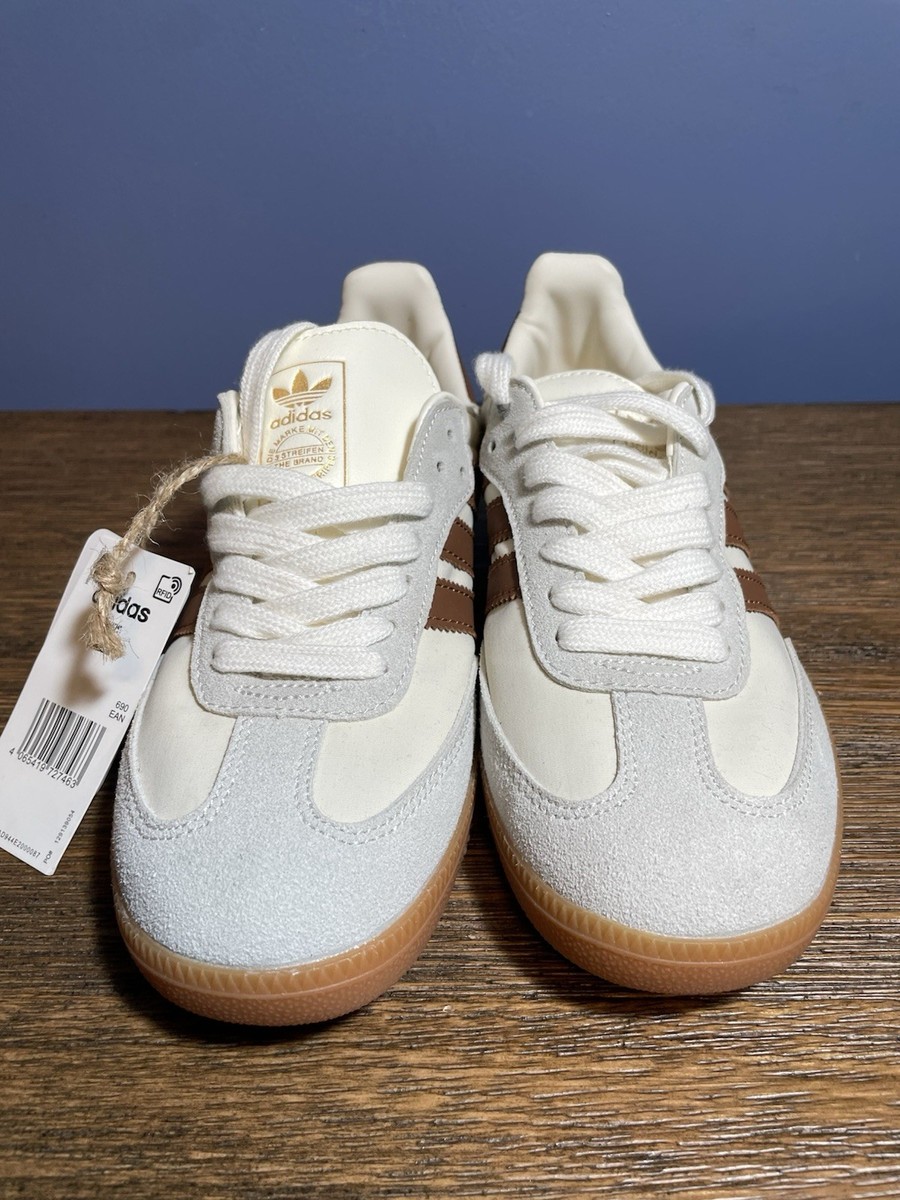 Adidas Samba OG Cream White Preloved Brown ID1447 Men's Size 5