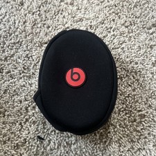 1A Beats Carrying Case / Pouch for the Beats Solo 3 - Black Red Logo Authentic
