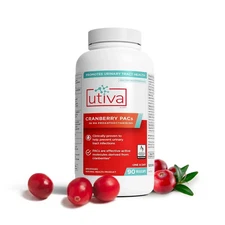 Utiva Cranberry PACs 90 Capsule