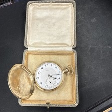 Rolex Full Hunter Pocket Watch 14ct Gold 