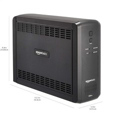 Amazon Basics 1500VA UPS Battery Backup Surge Protector with 10 Outlets, NEW