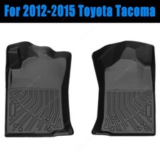 3d Tpe Front Floor Mats For 2012-2015 Toyota Tacoma All-weather Floor Liners New