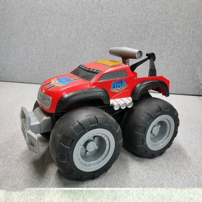 #ad Blue Max Tow Truck Turbo Speed Pulls 200lbs Monster Power Works Great $19.99