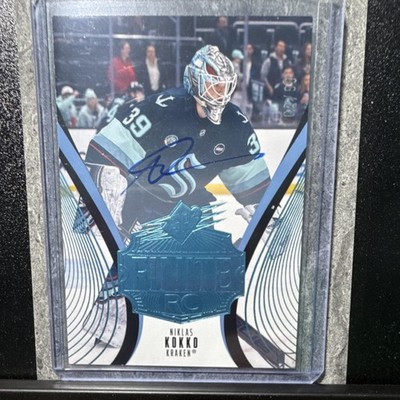 2025-26 Upper Deck SPx Niklas Kokko Rookie Blue Finite /99 Auto Kraken Autograph