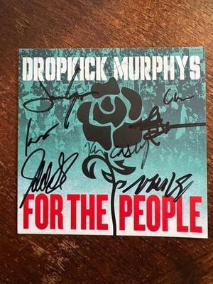 the Dropkick Murphys cd FOR THE PEOPLE with signed art card 2025