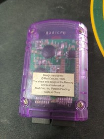 Mad Catz Translucent Purple Memory Card VMU Unit Sega Dreamcast 1999 HTK-7000