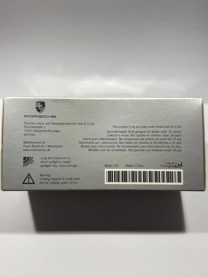 Porsche Cayenne 1:43 Modellauto silber metallicNEU+OVP WAP 020 002 OE Minichamps - Bild 3 von 4
