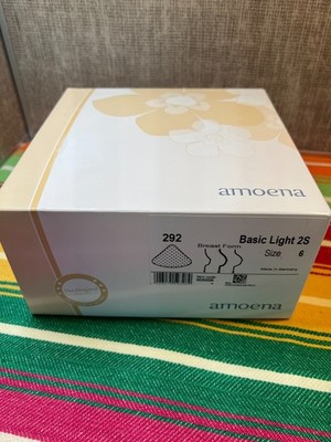 Amoena  #292 Basic Light 2S Size 6 Breast Form Made In Germany Open Box NEW (a)