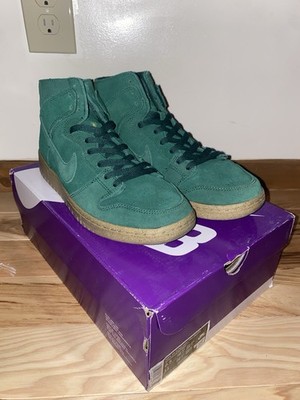 Nike SB Dunk High Pro Decon Gorge Green Men's Suede Sneakers Size 9.5 DQ4489-300