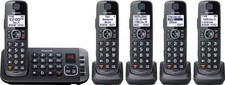 Panasonic - KX-TGE645M DECT 6.0 Expandable Cordless Phone System with Digital...