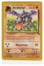 Aerodactyl (16) Unlimited Rare Fossil 16/62 LP on eBay
