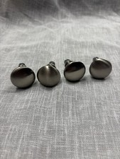 Set of 4 Brushed Nickel Cabinet Drawer Pulls ...