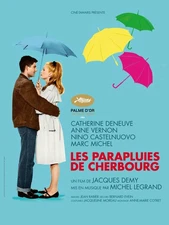 The Umbrellas Of Cherbourg movie poster (c) - 12" x 16" - Catherine Deneuve