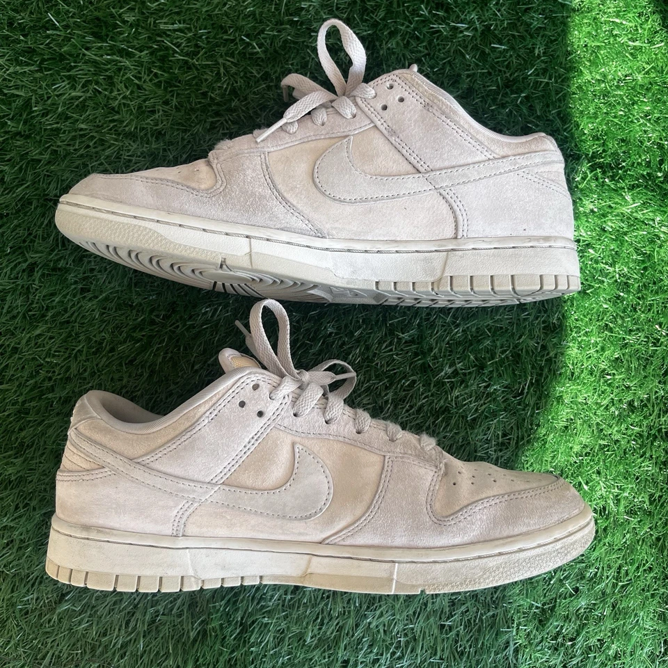 Nike Dunk Low Premium Para Hombre Talla 9.5 EE. UU. Gris Amplio Gamuza ✅¡SE ENVÍA HOY!!️ Foto 4 de 4