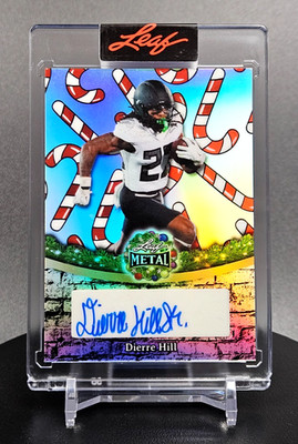 2025 LEAF METAL HAPPY HOLIDAYS DIERRE HILL CANDY CANE AUTO 10/15