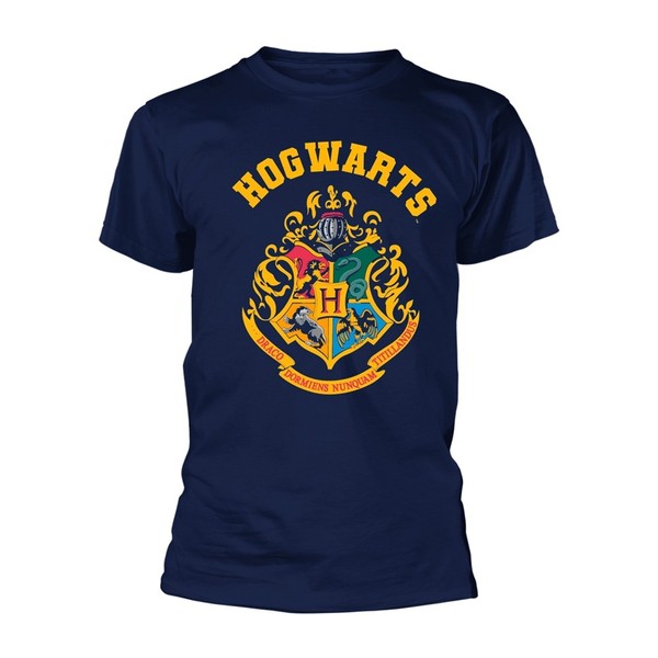 Harry Potter - Hogwarts Blue T-Shirt Small-image