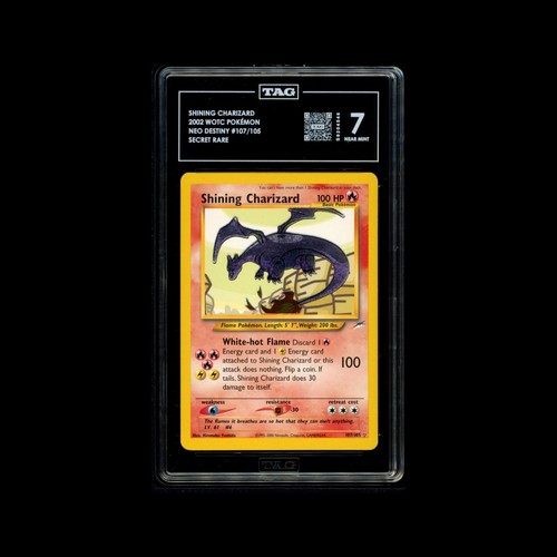 Shining Charizard (Unlimited) graded TAG 7 for sale on eBay