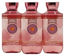 Bath & Body Works LOT of 3 Bottles Book Loft Body Wash Shower Gel 10 oz