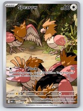 Spearow 151/132 Illustration Rare Mega Evolution Pokemon Holo Near Mint