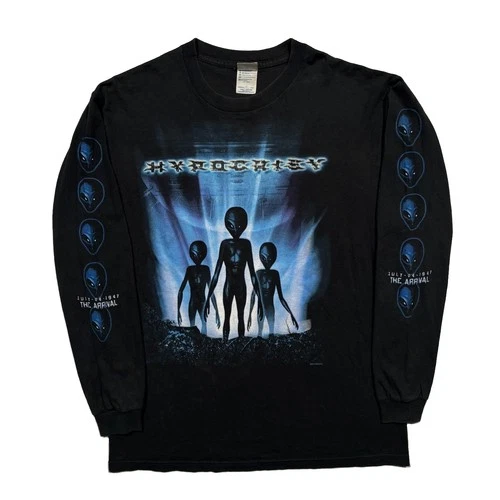 Hypocrisy The Arrival Longsleeve Shirt Size L E 2000s vintage concert t-shirt, vintage, single stitch, B+ condition