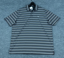 Callaway Polo Shirt Men's L Opti-Dri Golf Striped Wicking Performance NWT