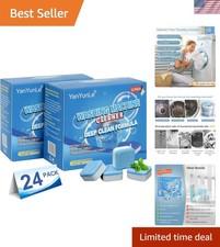 Washing Machine Cleaner, Deodoriser Descaler TWO 12 tablet boxes