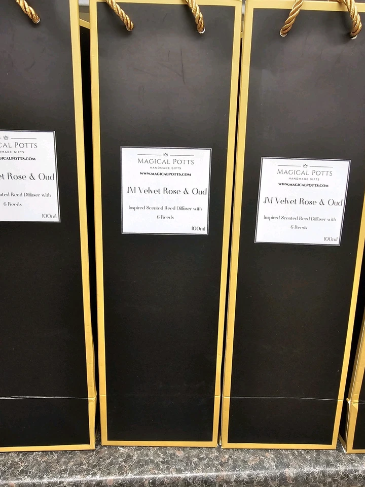 Juego de regalo difusor de caña hecho a mano Foto 2 de 2