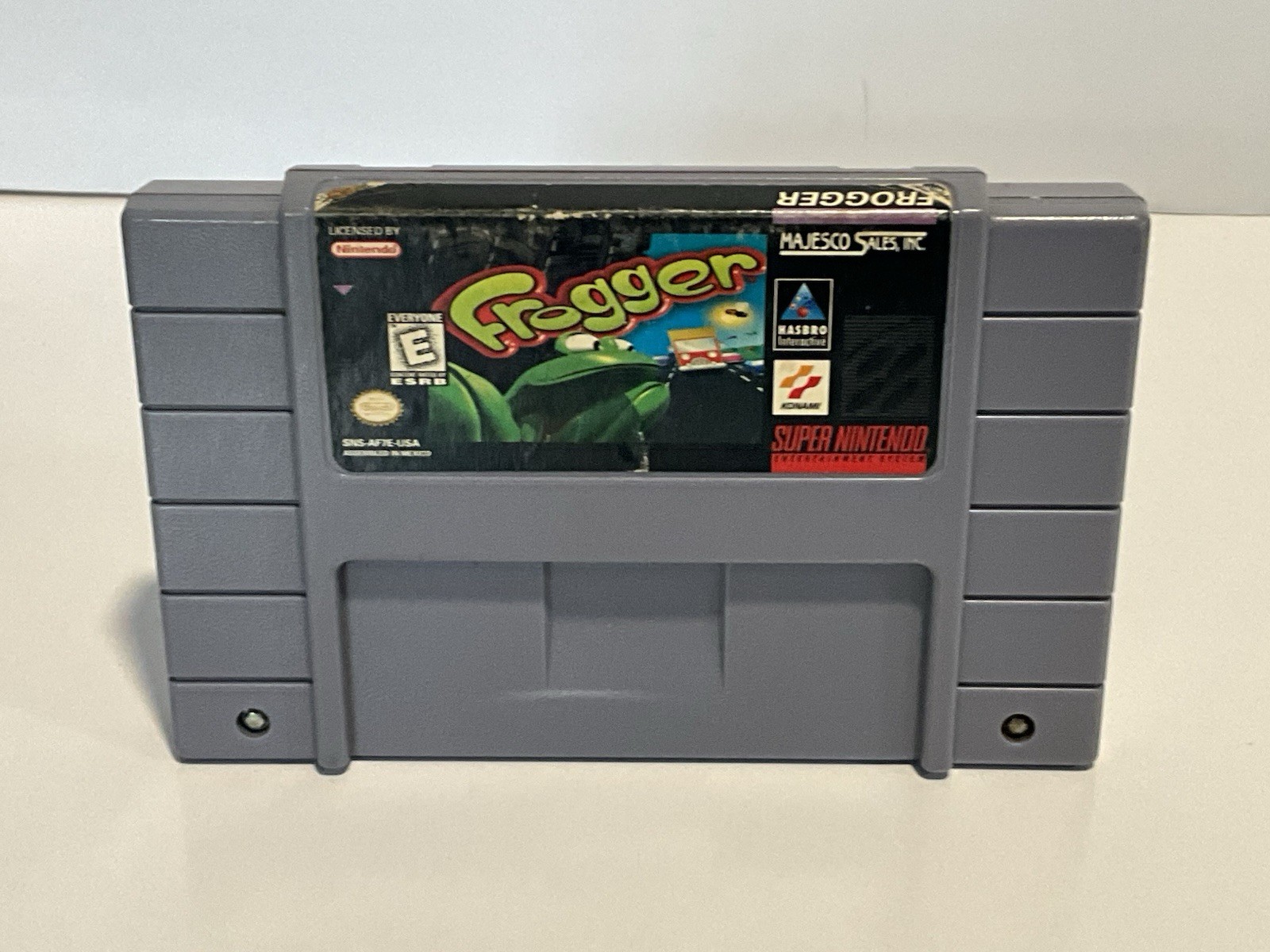 SNES Frogger Super Nintendo Cartridge Tested Working