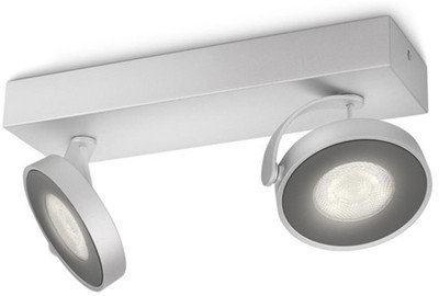Philips LED Deckenstrahler Clockwork Alu 8W 900lm 2700K dimmbar schwenkbar
