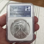 2024 Silver Eagle NGC MS-69 First Star Privy Release 1 of 50K Issues