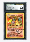 Pokemon CGC 9.5 AUTO 9 Charizard Holo Mitsuhiro Arita 2016 11/108 Evolutions ENG