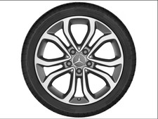 Mercedes-Benz Genuine Alloy Wheel 5-twin Spoke 17" For C-Class A2054010200647X21