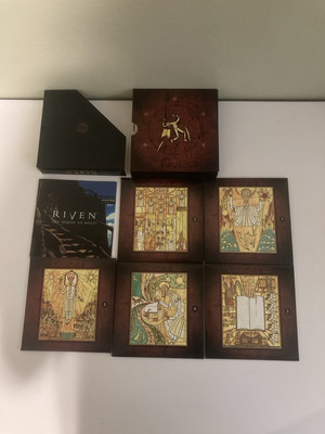 Riven: The Sequel to Myst (PC, 1997) Disk Set Computer Game Windows 95 COMPLETE