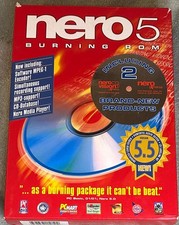 Nero 5 Burning ROM CD/DVD Burning Software Version 5.5 plus extra's Used