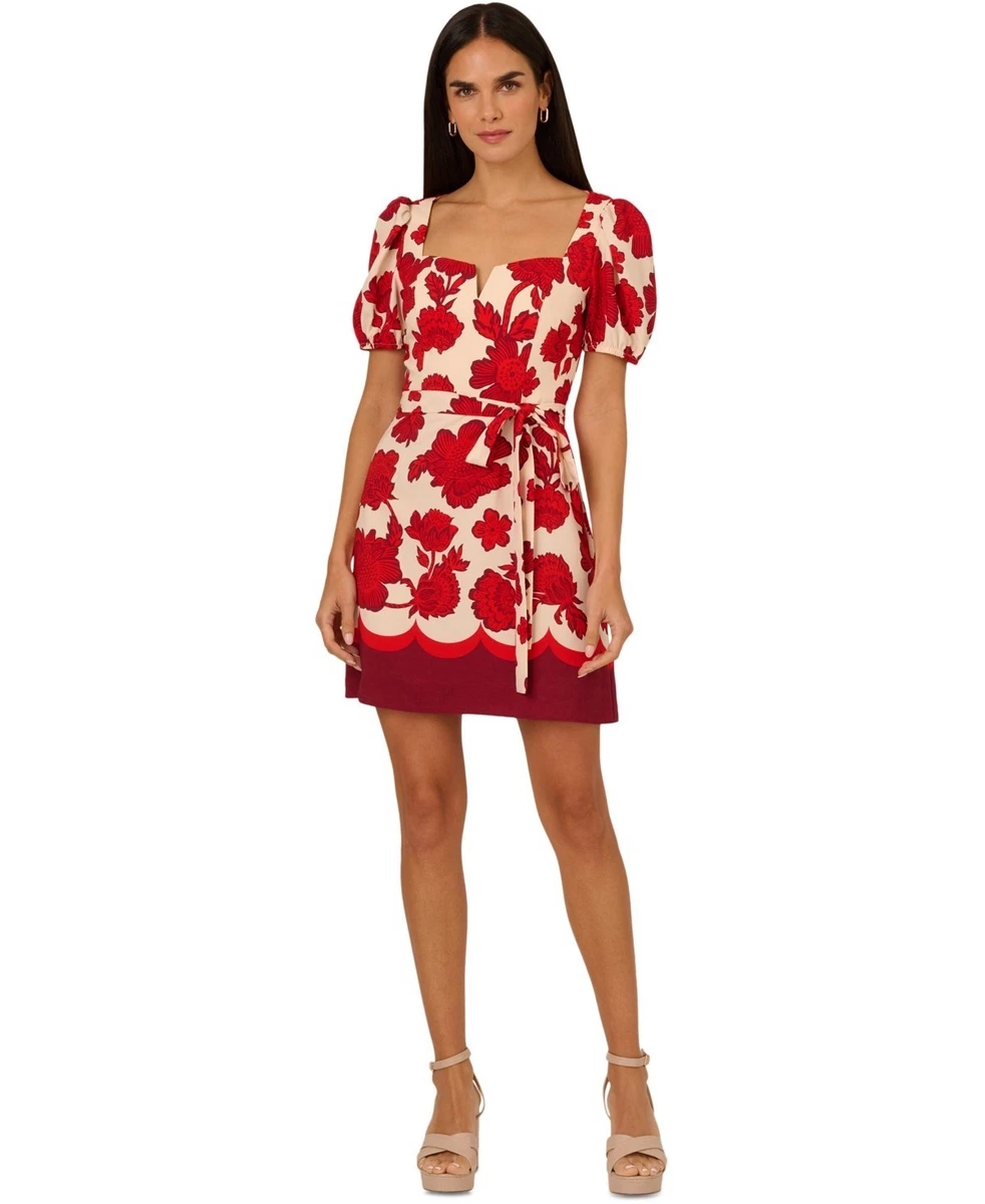 Adrianna Papell Chiffon Sheath Regular Size Dresses for Women for sale
