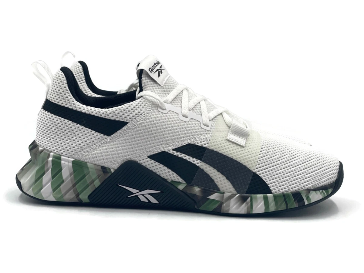 Zapato de entrenamiento cruzado blanco negro Reebok Flashfilm Train 2.0 para hombre talla 14