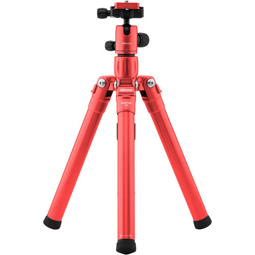 MeFOTO RoadTrip Air Travel Tripod/ Selfie Stick | Red - Picture 2 of 8