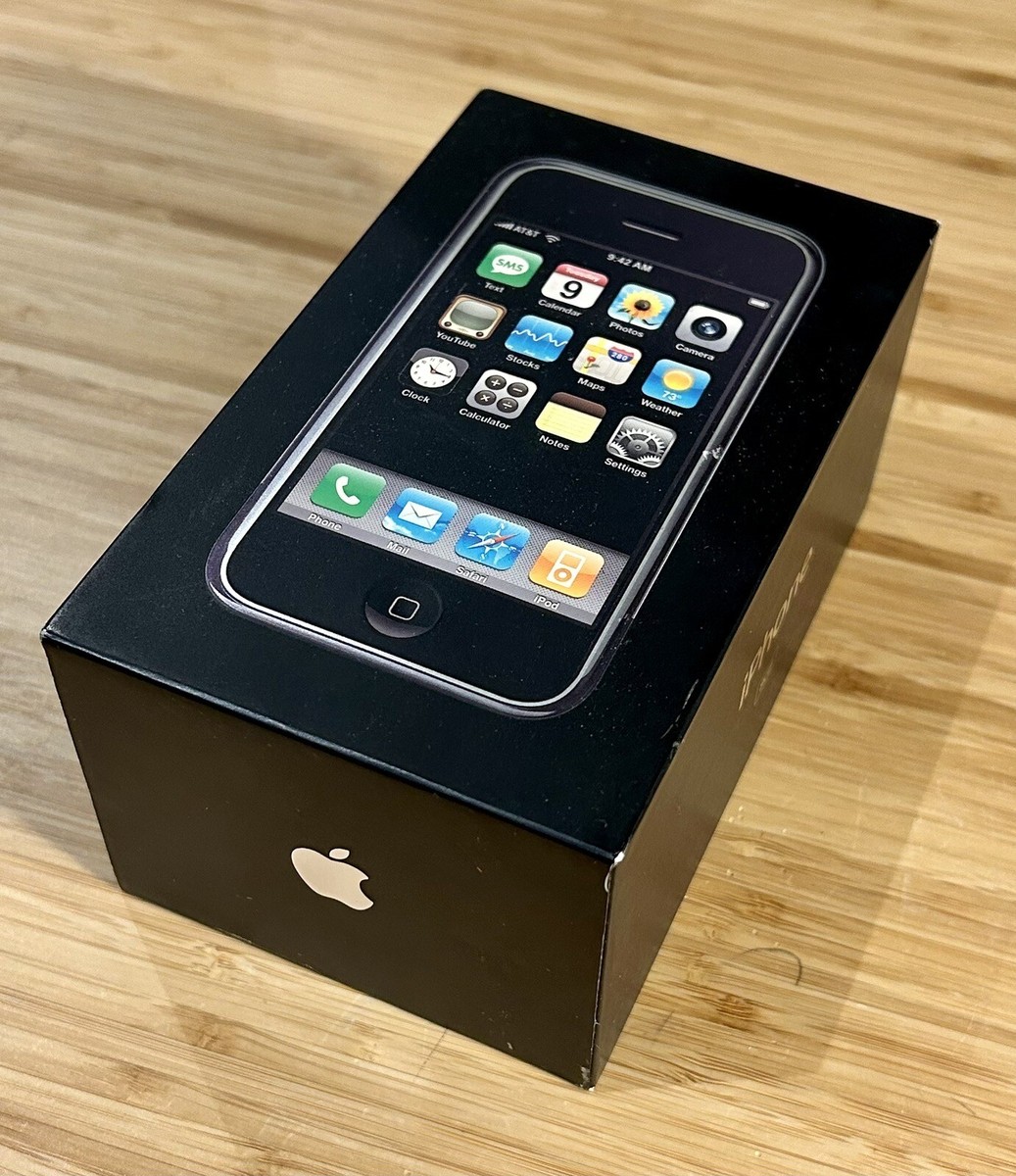 Apple iPhone 1st Generation - 8GB - Black (Unlocked) A1203 (GSM