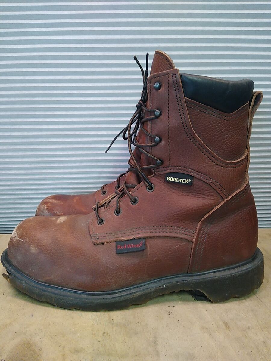 Red Wing ASTM F2413-05 Brown 8 Leather Steel Toe Work Boots Red Wing ASTM F2413-05 Brown 8 Leather Steel Toe Work Boots
