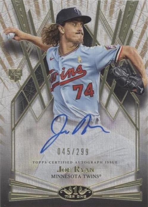 2022 Topps Tier One - Joe Ryan #BOA-JRN - 1 of 1