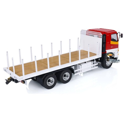 LESU 6x4 RC Timber Truck 1:14 RTR Metal Flatbed Lorry Trailer Car w/ I6S Radio - Picture 12 of 12