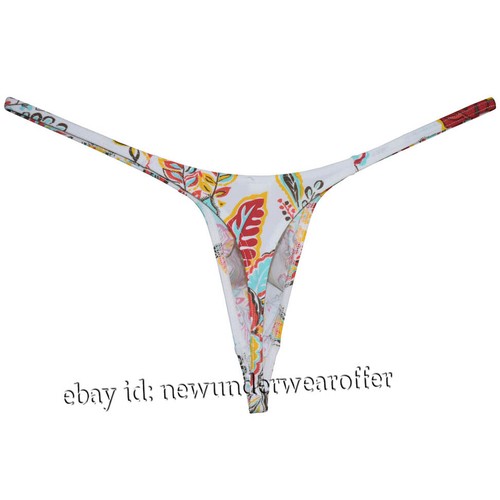 Men Bulge Pouch Micro Thong Underwear Stretch String Bikini Swim Jockstrap Tanga - Picture 30 of 36