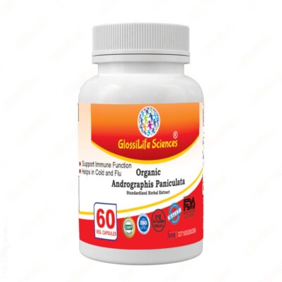 Andrographis paniculata 20:1 Extract Capcules Andrographolide 20% Kalmegh